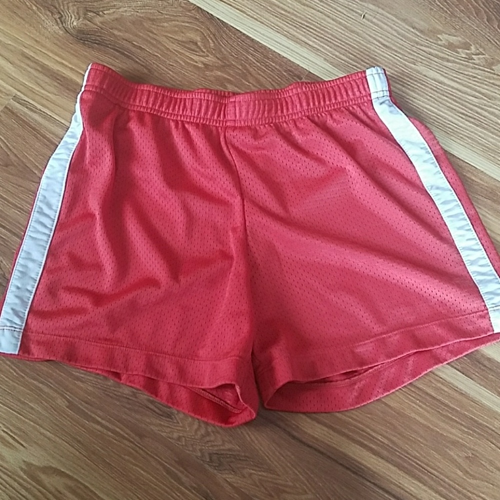 Small Nike athletic shorts.