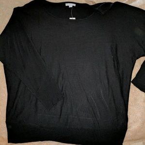 NY&Co Black *NWT* Boat Neck Style Neck XL Sweater