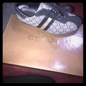 Gucci sneakers.
