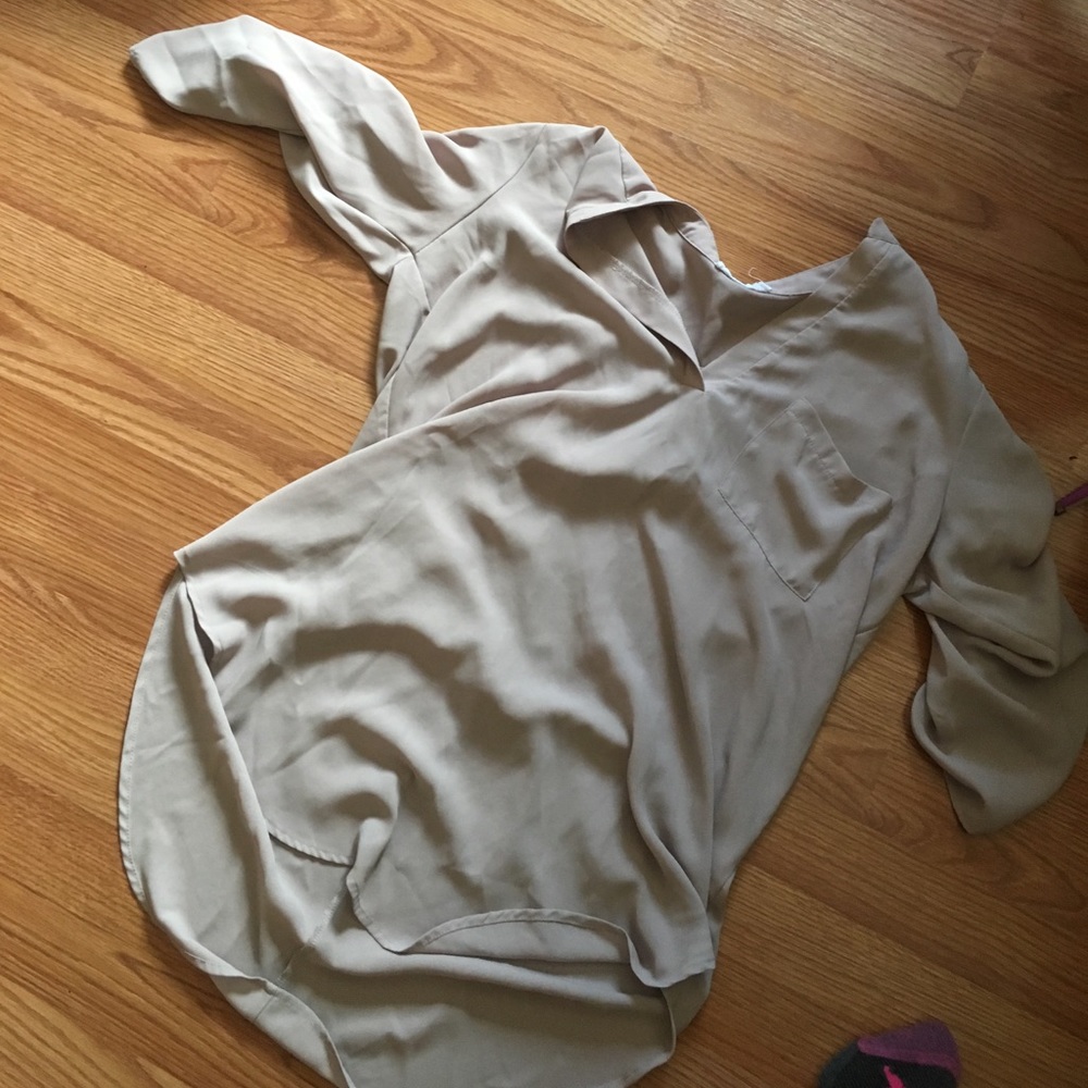 Chiffon blush tunic