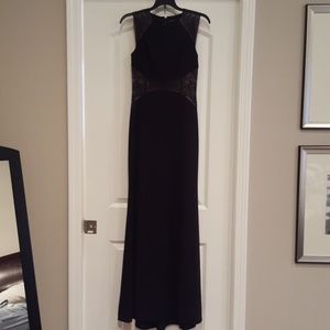 Gorgeous BCBG long black dress