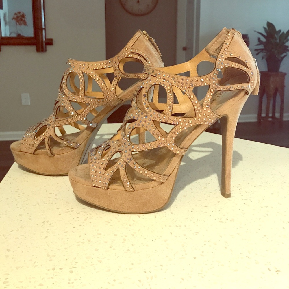 Champagne Gem Stilettos