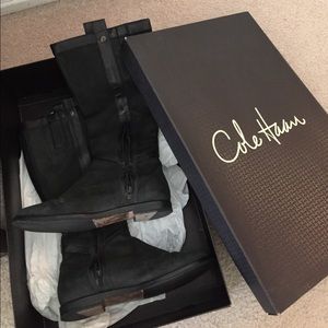 Cole Haan suede knee high boots