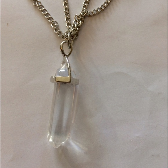 Crystal Pendant on Silver chain - Picture 4 of 4