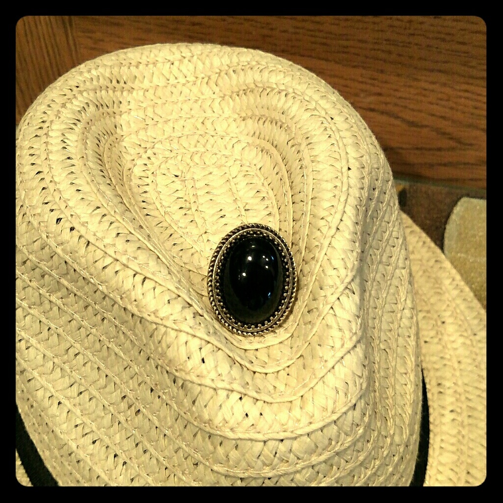 Black  Vintage classic Adjustable Ring