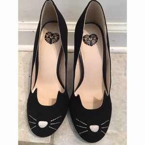 TUK Kitten Heel || Black || Size 6