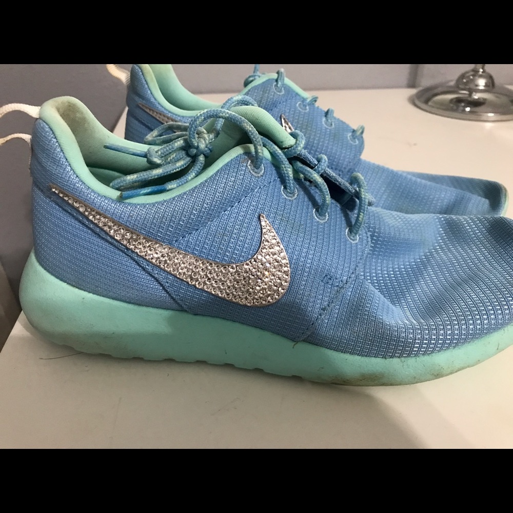 Nike roshe with crystals
