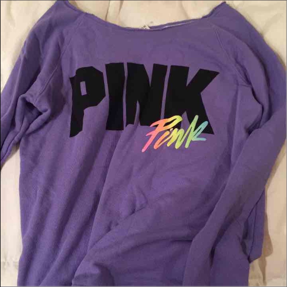 VSPINK Off the shoulder crew