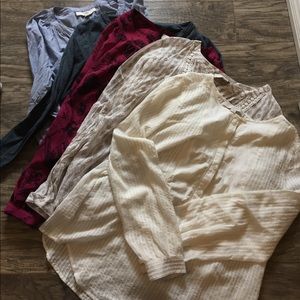 Loft long sleeved shirts