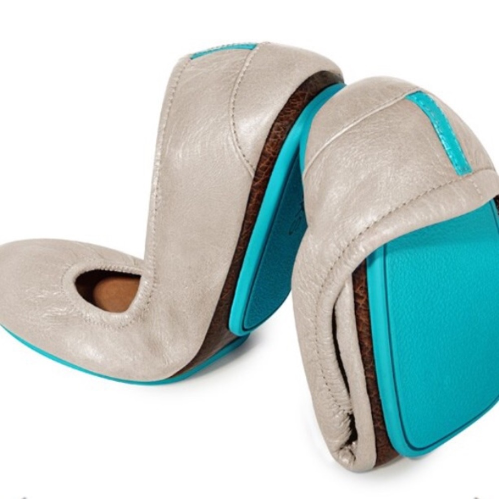 Tieks Feather Grey Size 7