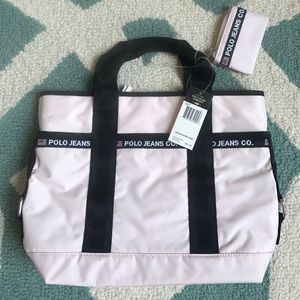 Polo Jeans light pink tote