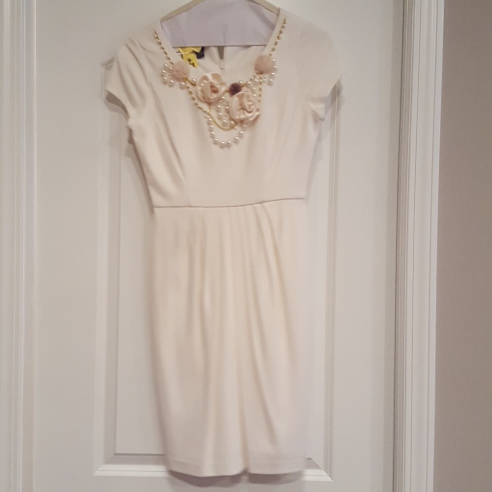 Cream dress