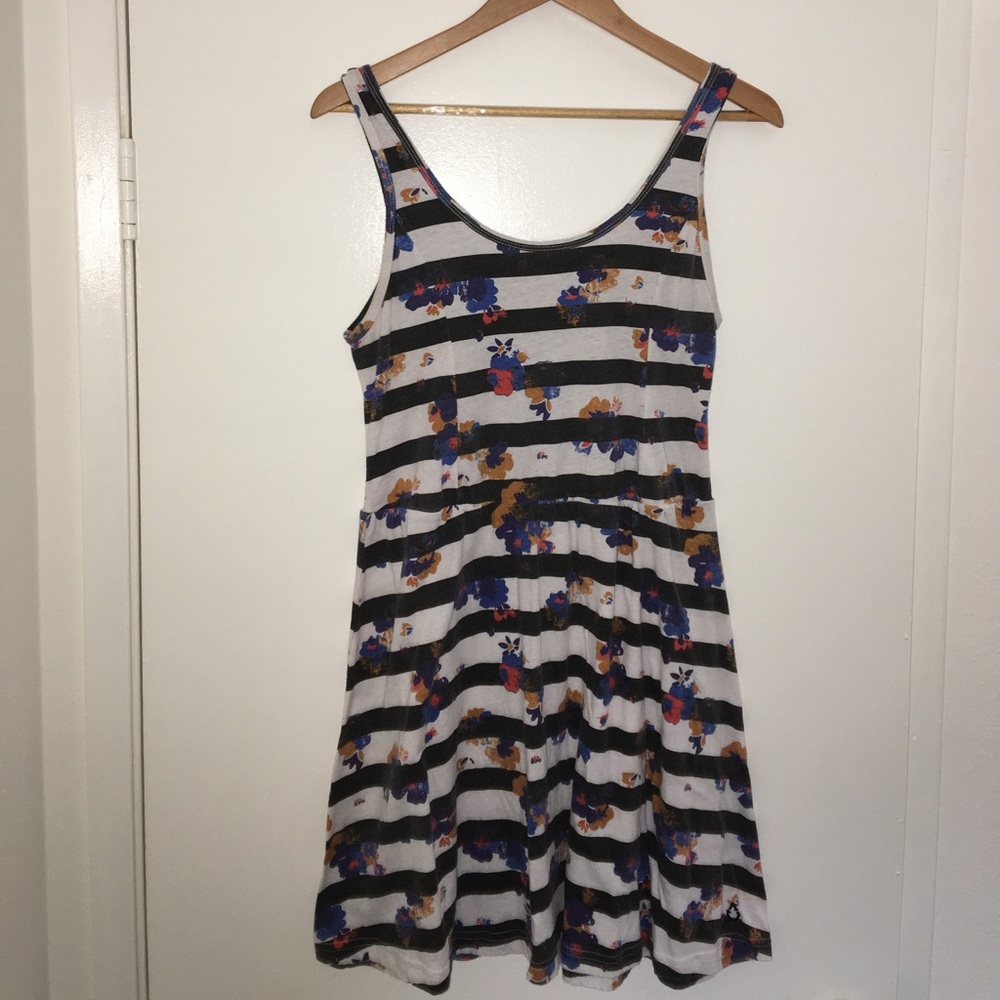 Volcom striped floral dress