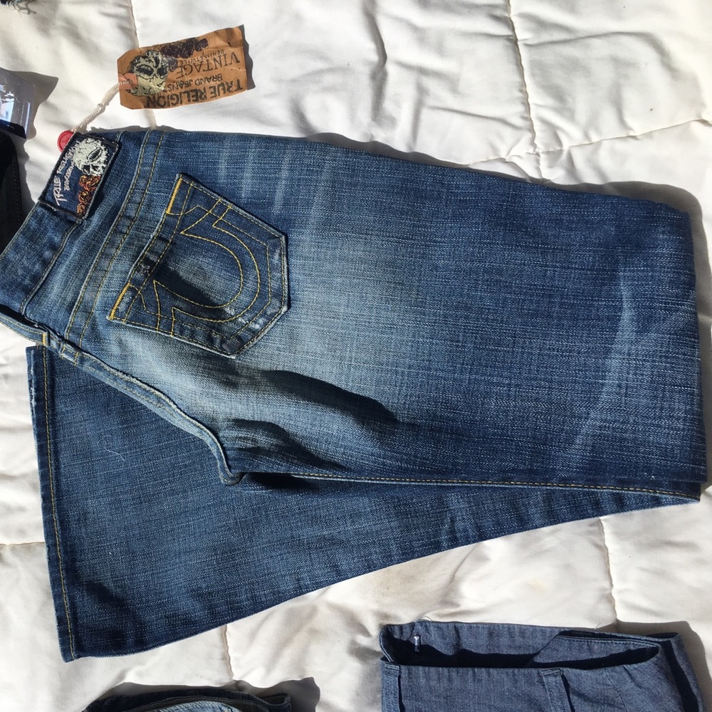 Bell bottom true religion jeans