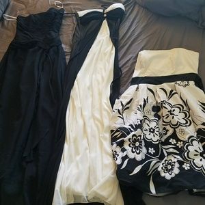 3 formal dresses