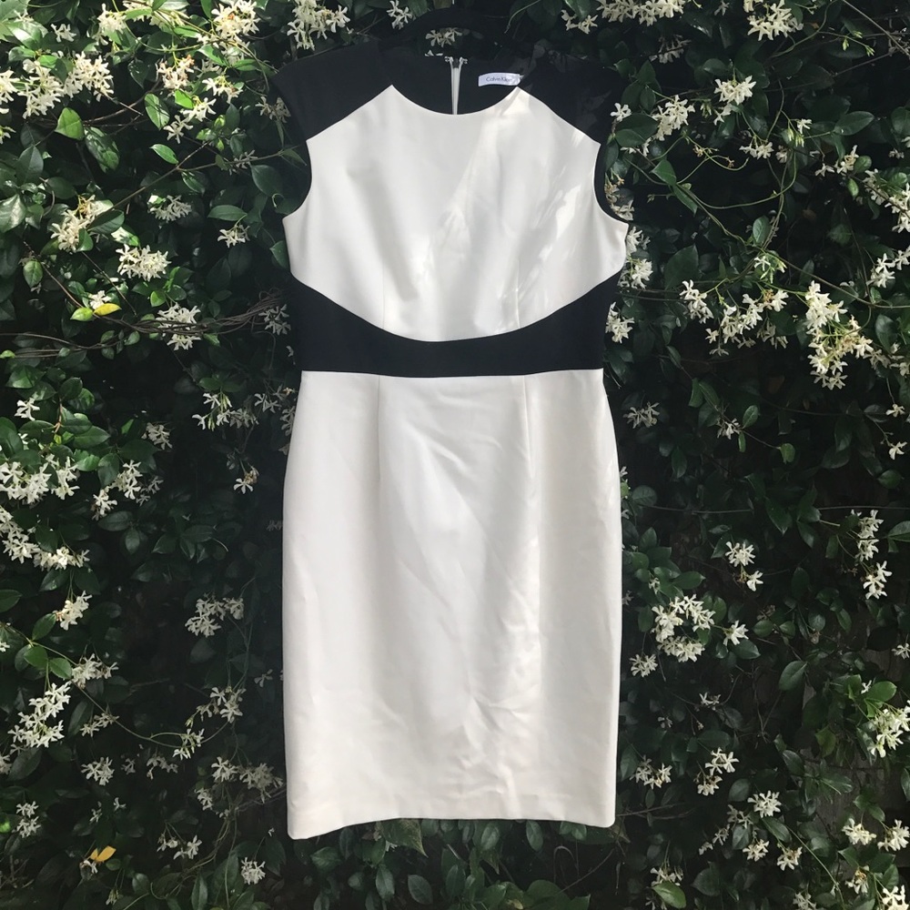 🌸Black and white Calvin Klein dress🌸