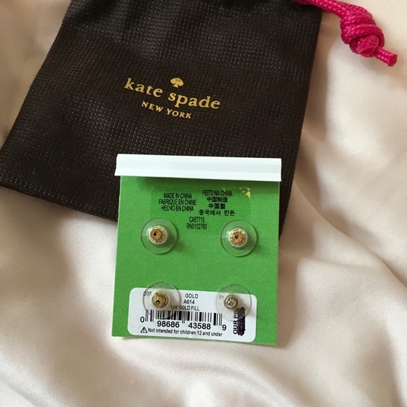 Kate spas bow earrings (2 sets) NWT - Picture 3 of 3