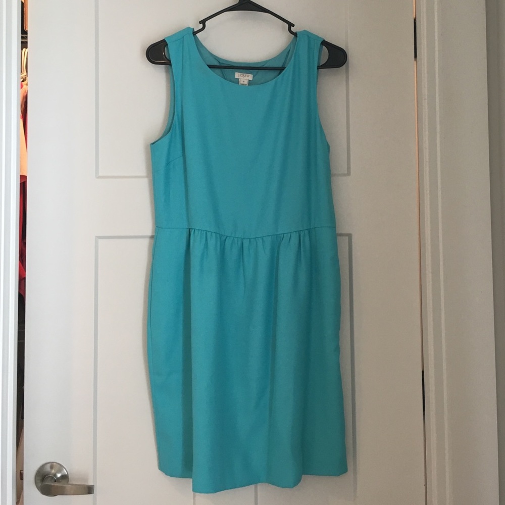 J. Crew Turquoise dress