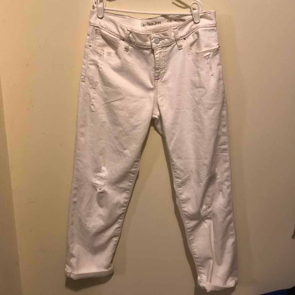 White Calvin Klein Denim