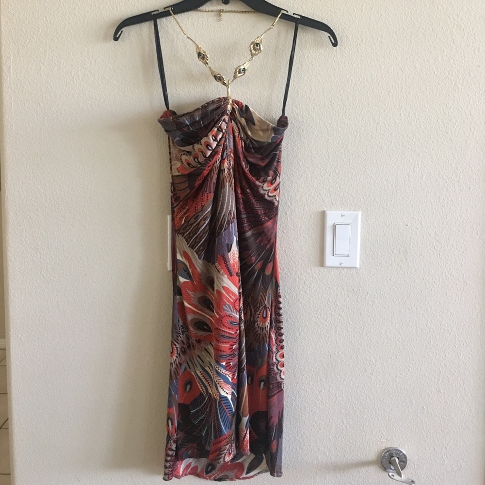 Sky Peacock dress