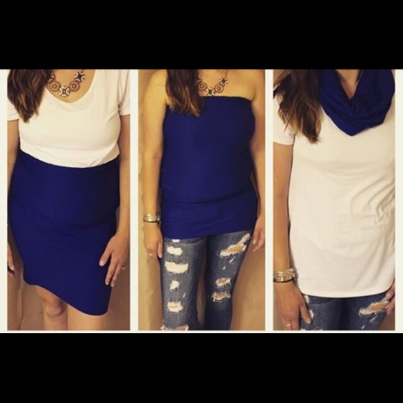 Lularoe Red Cassie skirt M, NWOT - Picture 5 of 6