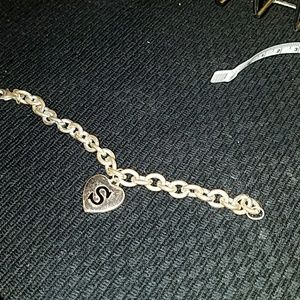 Initial S and Mickey Mouse bracelet