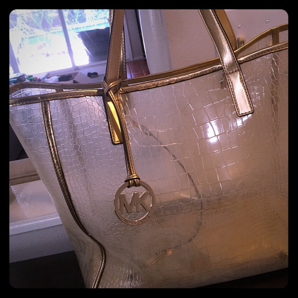 Authentic Michael Kors clear tote
