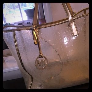 Authentic Michael Kors clear tote