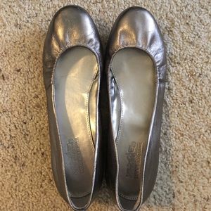 Coach Pewter Flats