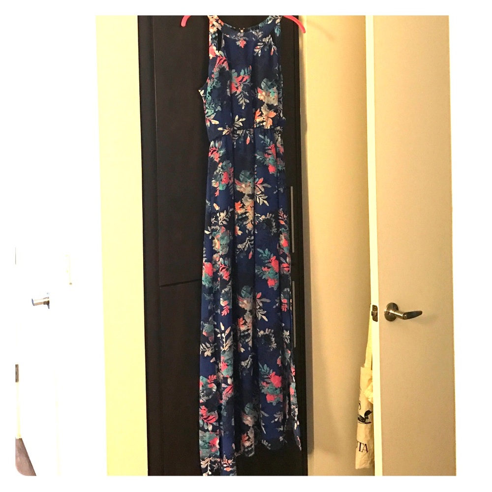 Xhilaration long flowered dress