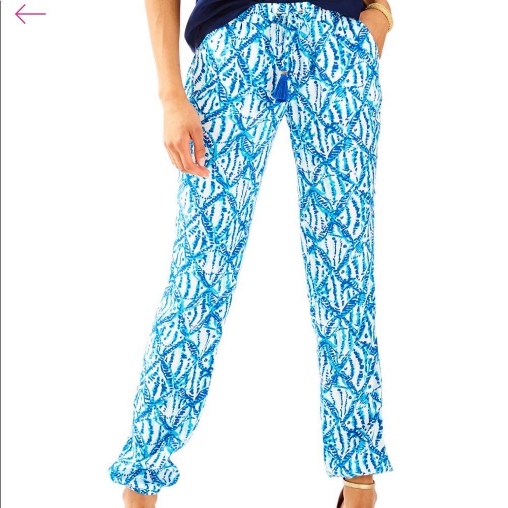 Lilly Pulitzer Piper Pull-On Ankle Pant size small