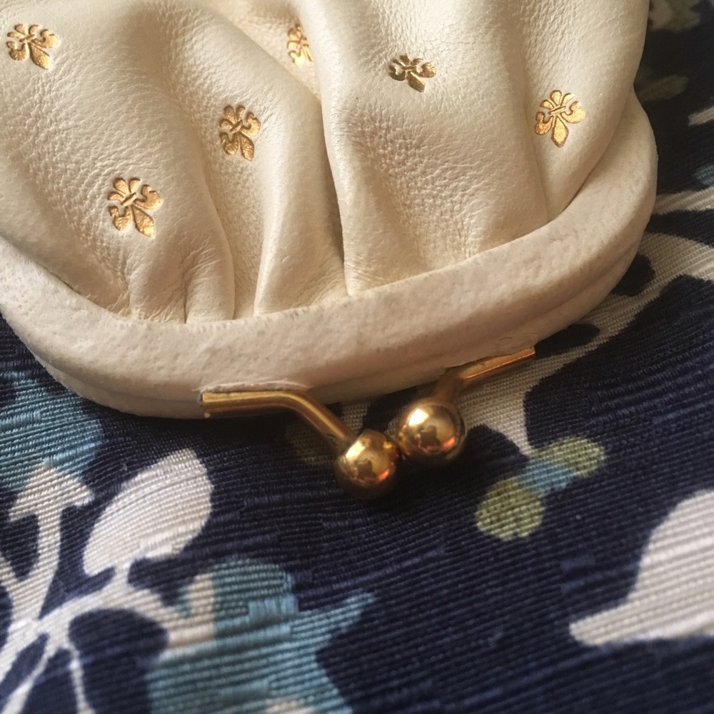 Vintage leather coin purse