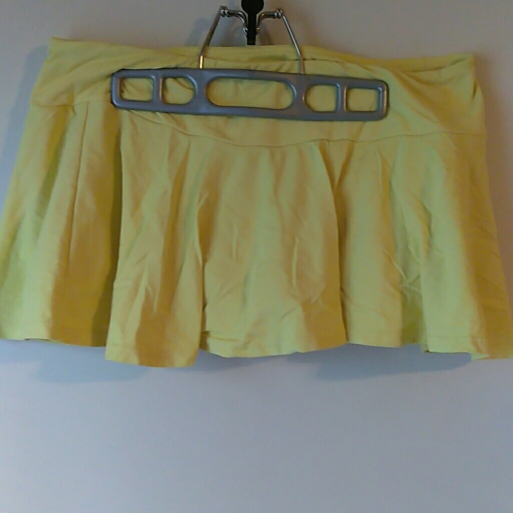 Skirt with shorts attached, older, very cute on.