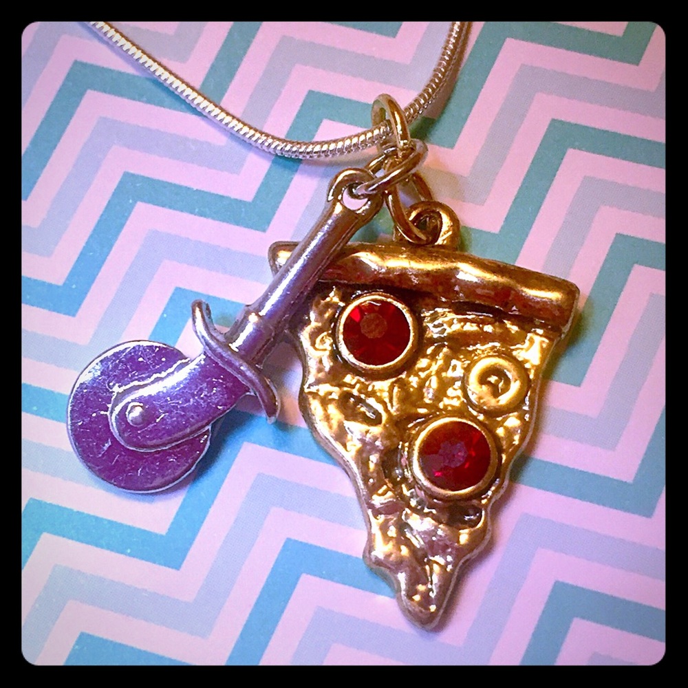 🍕New Handmade Pepperoni Pizza Necklace 🍕