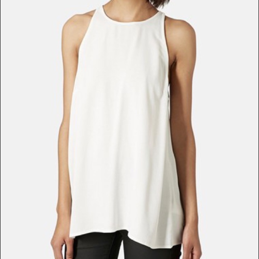NWT Topshop Milo Split Back Tank