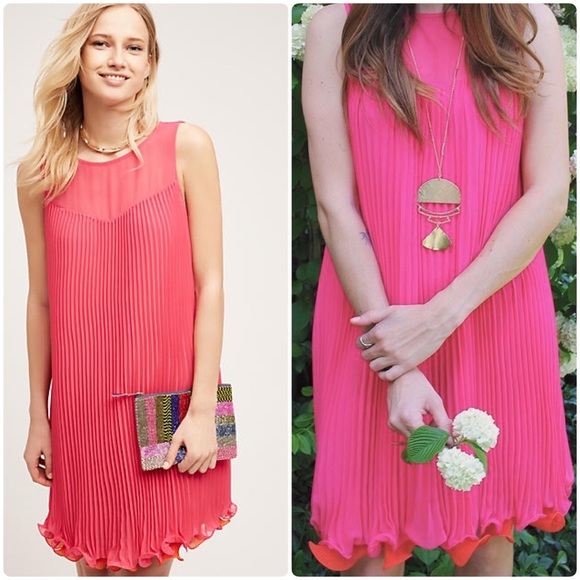 Anthropologie Dresses & Skirts - Anthropologie Layered Pleated Swing Dress NWT