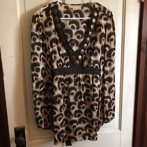 Michael Kors Animal Print Top