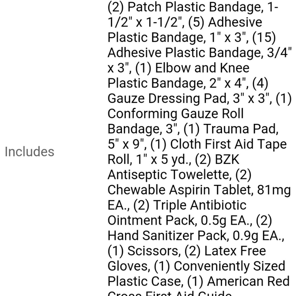 Red Cross First Aid Kit - Picture 2 of 2