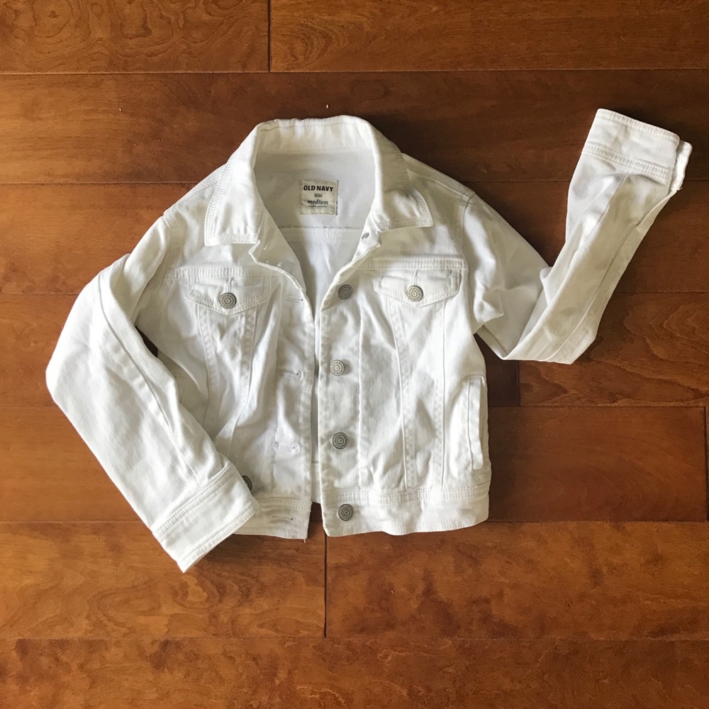 White denim jacket
