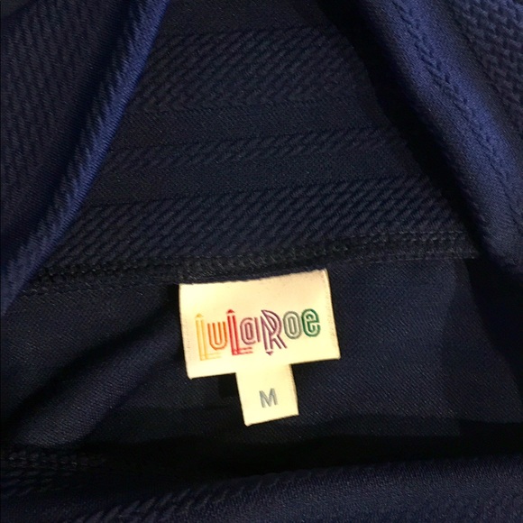 LuLaRoe Cassie M Navy NWOT - Picture 3 of 4