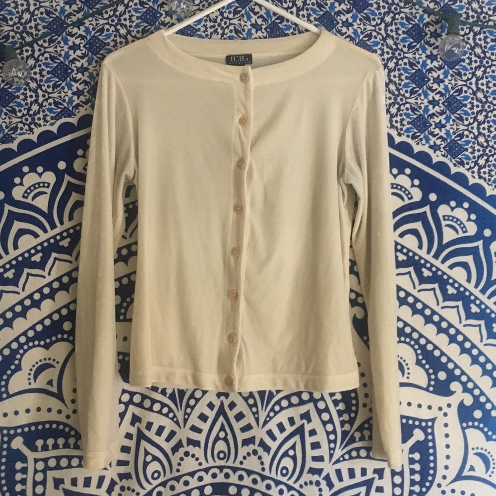 Vintage BCBG suede button down