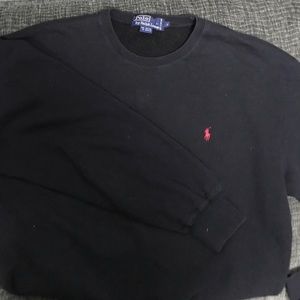 Polo sweatshirt, cotton