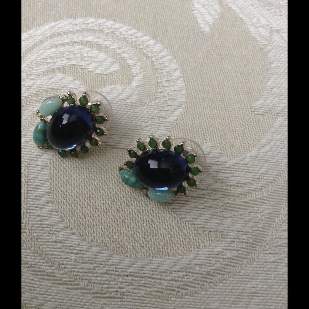 Banana Republic blue stone earrings stud