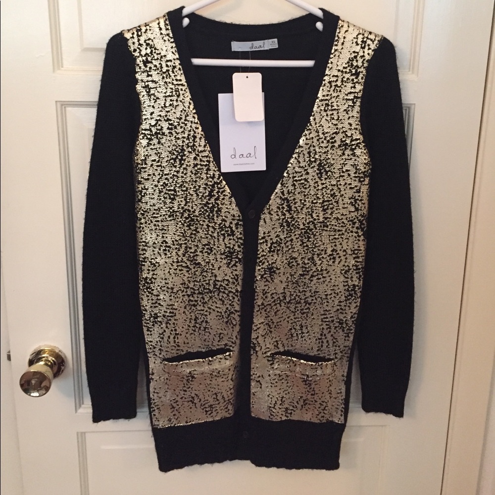 A gold plated cardigan!