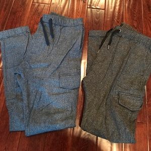 "Denim Blue" and "Graphite Grey" Joggers