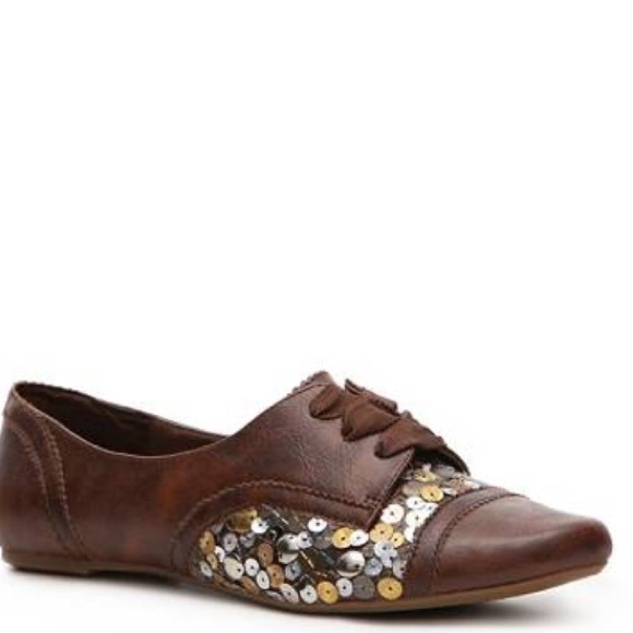 Not Rated Shoes - Not Rated sequin oxfords