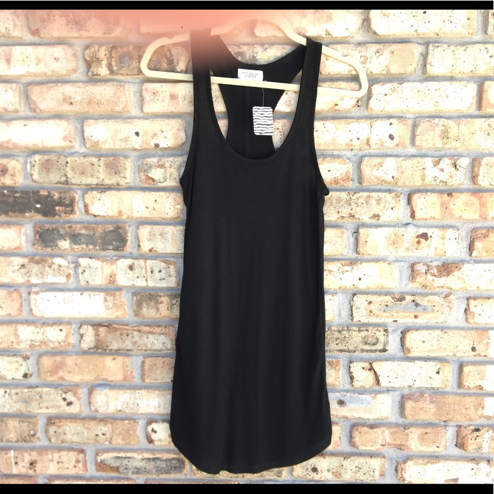 NWT Urban Outfitters black slip dress size small