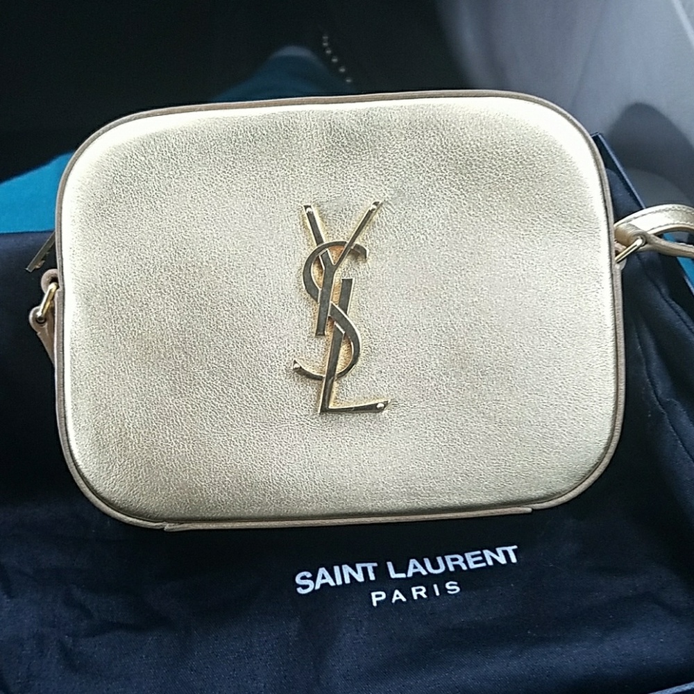 YSL Gold Mini Crossbody