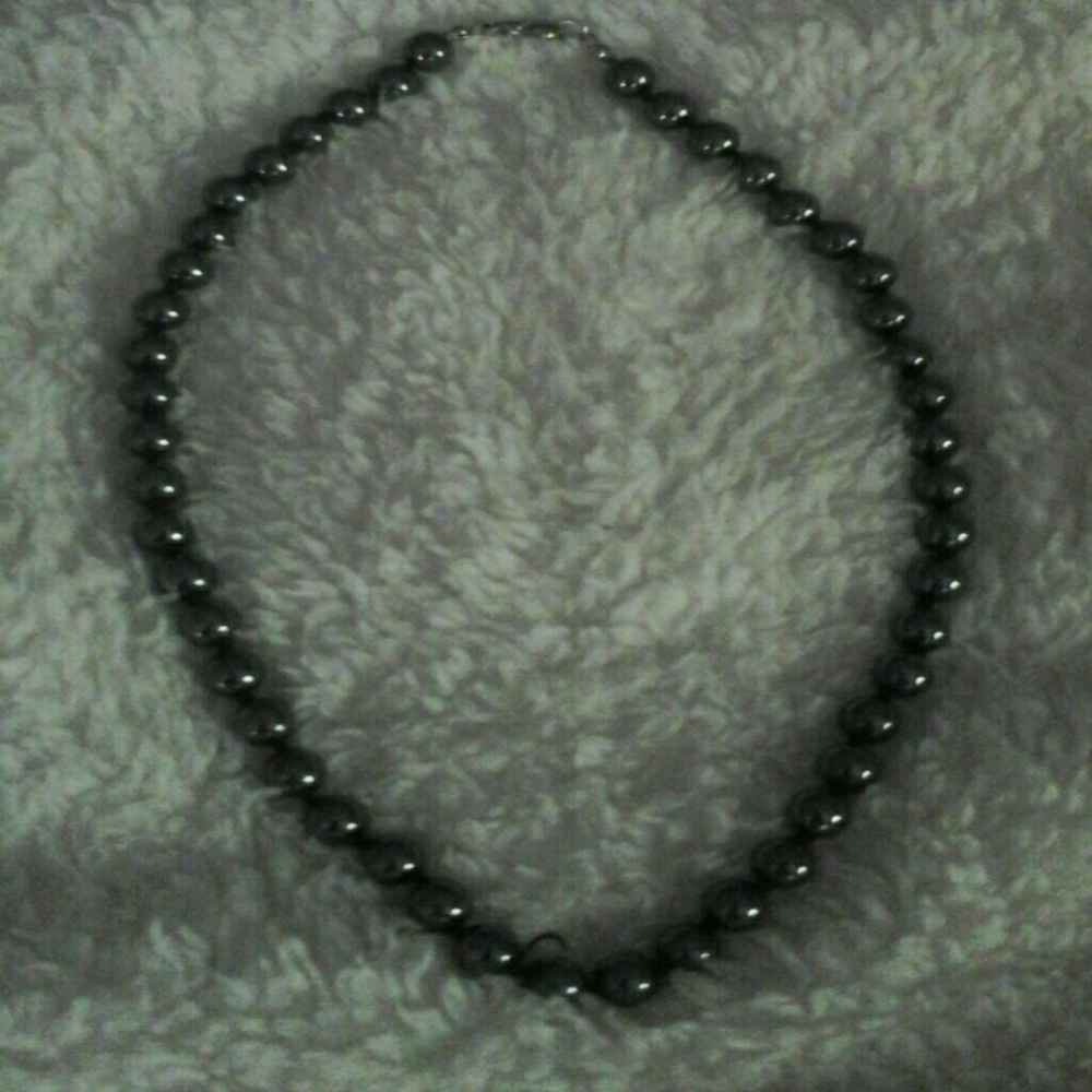 Black Seed Pearl Necklace