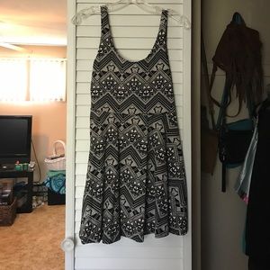 Aztec print dress